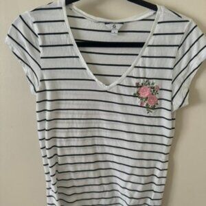 G by Guess V-Neck Baby Doll Tee